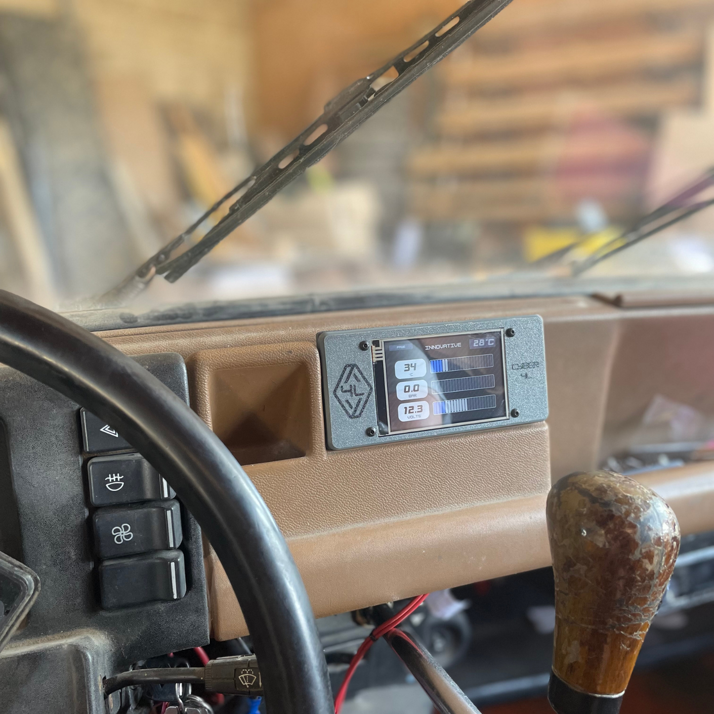 Kit sondes électroniques avec écran tactile - Renault 4L