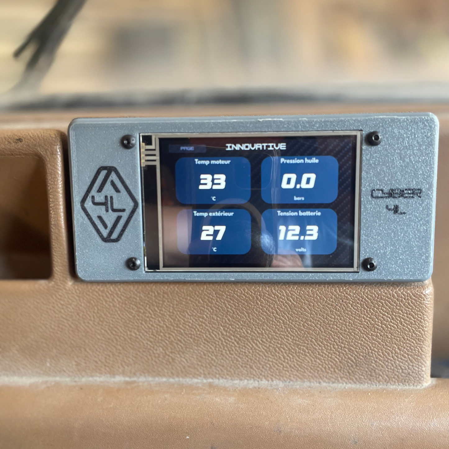 Kit sondes électroniques avec écran tactile - Renault 4L