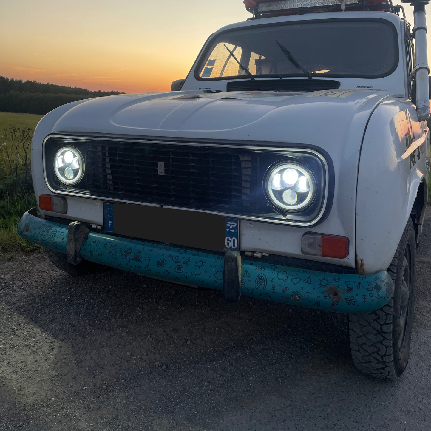 Optiques LED avant - Renault 4L