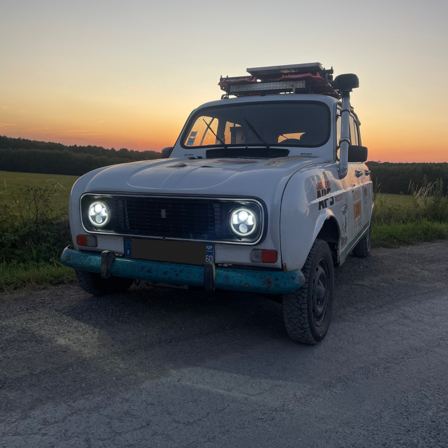 Optiques LED avant - Renault 4L