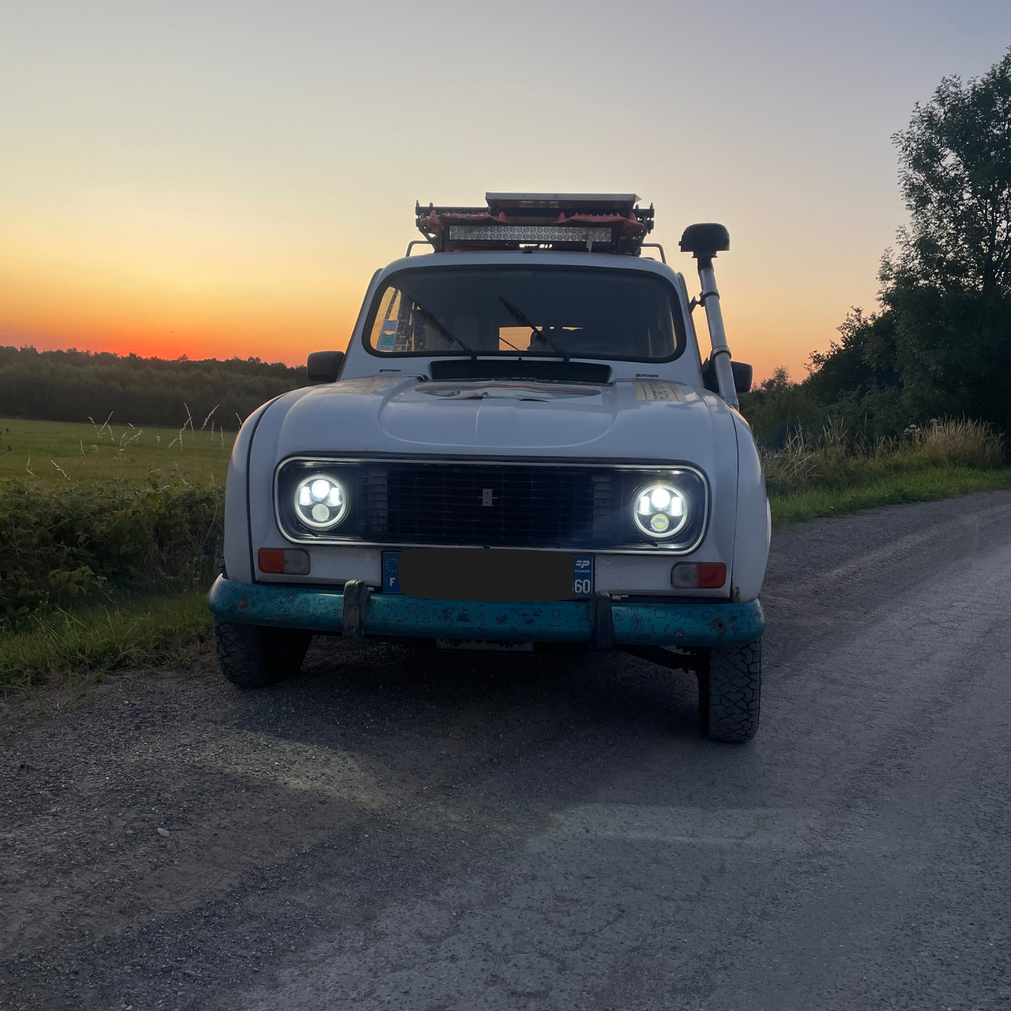 Optiques LED avant - Renault 4L