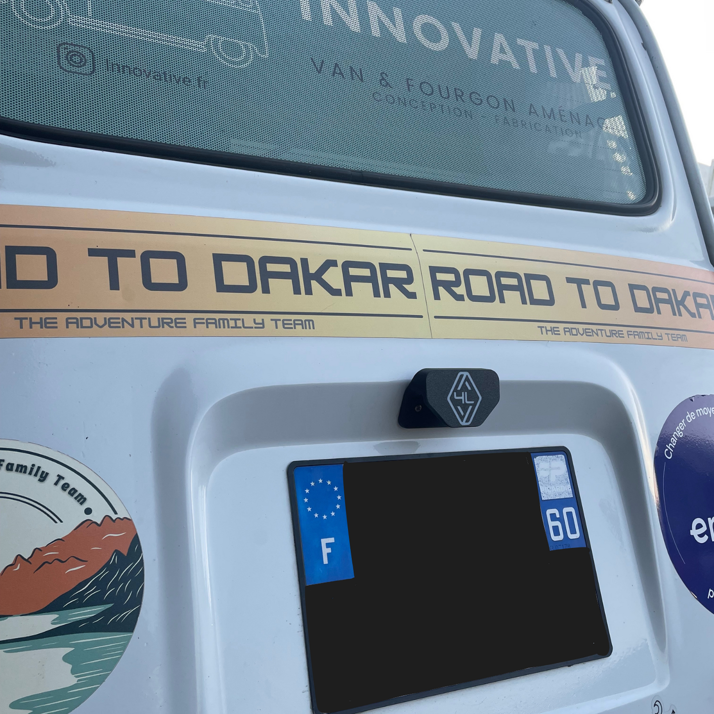 Eclairage de plaque arrière - Renault 4L