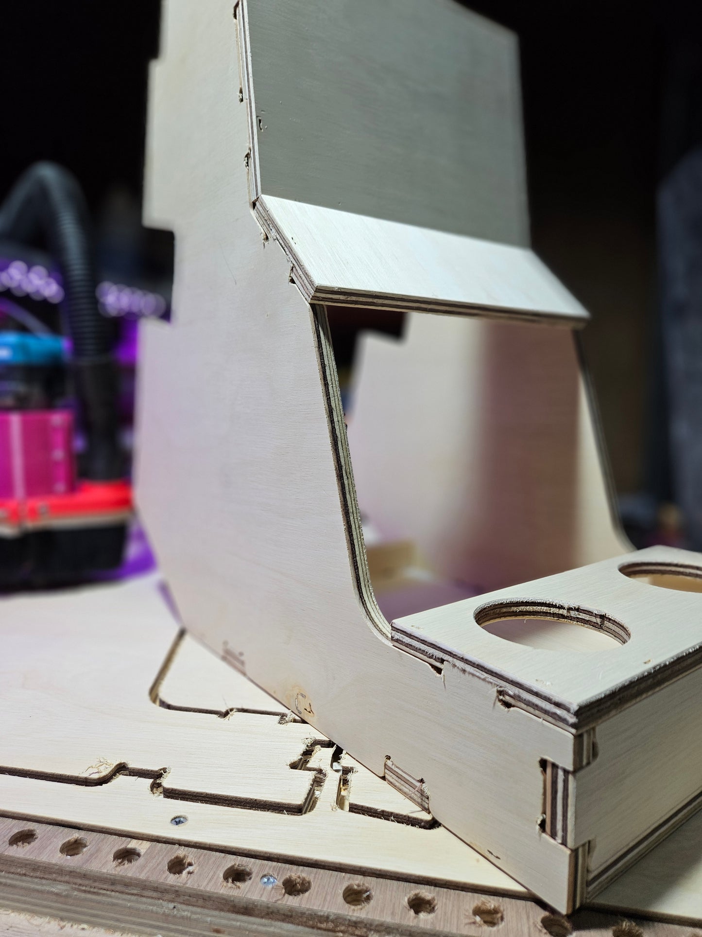 Console centrale en bois – Renault 4L