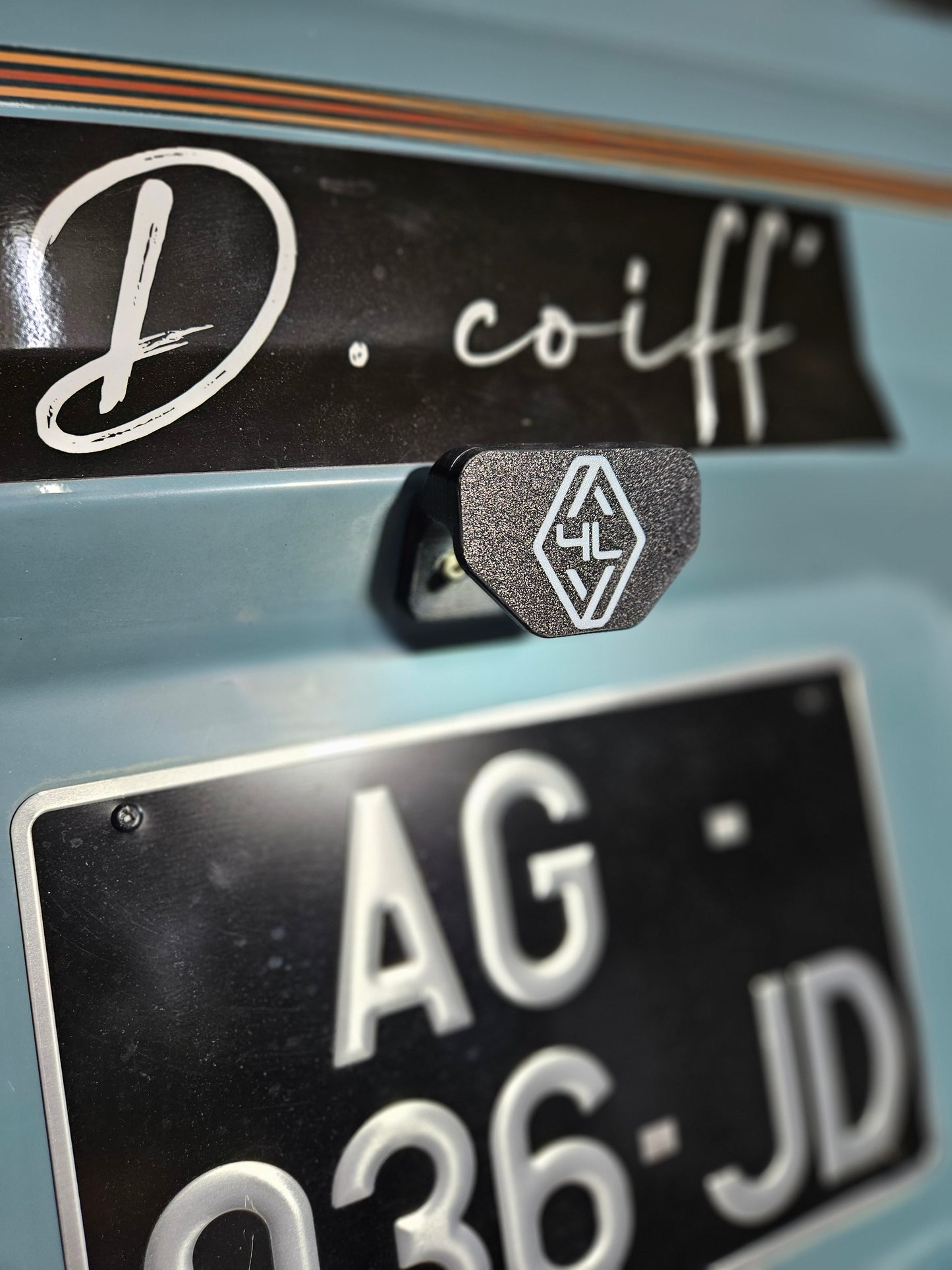 Eclairage de plaque arrière - Renault 4L