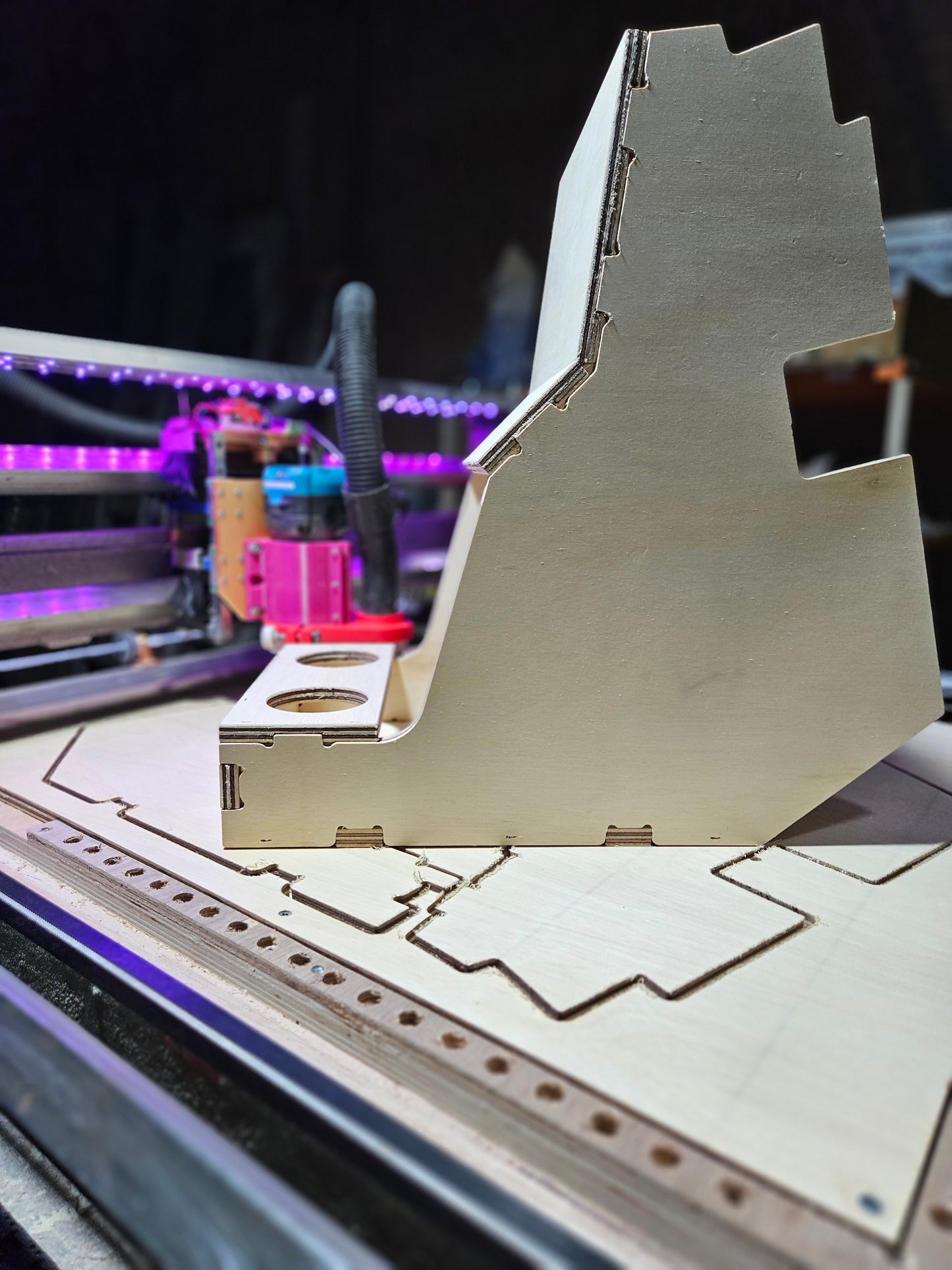 Console centrale en bois – Renault 4L