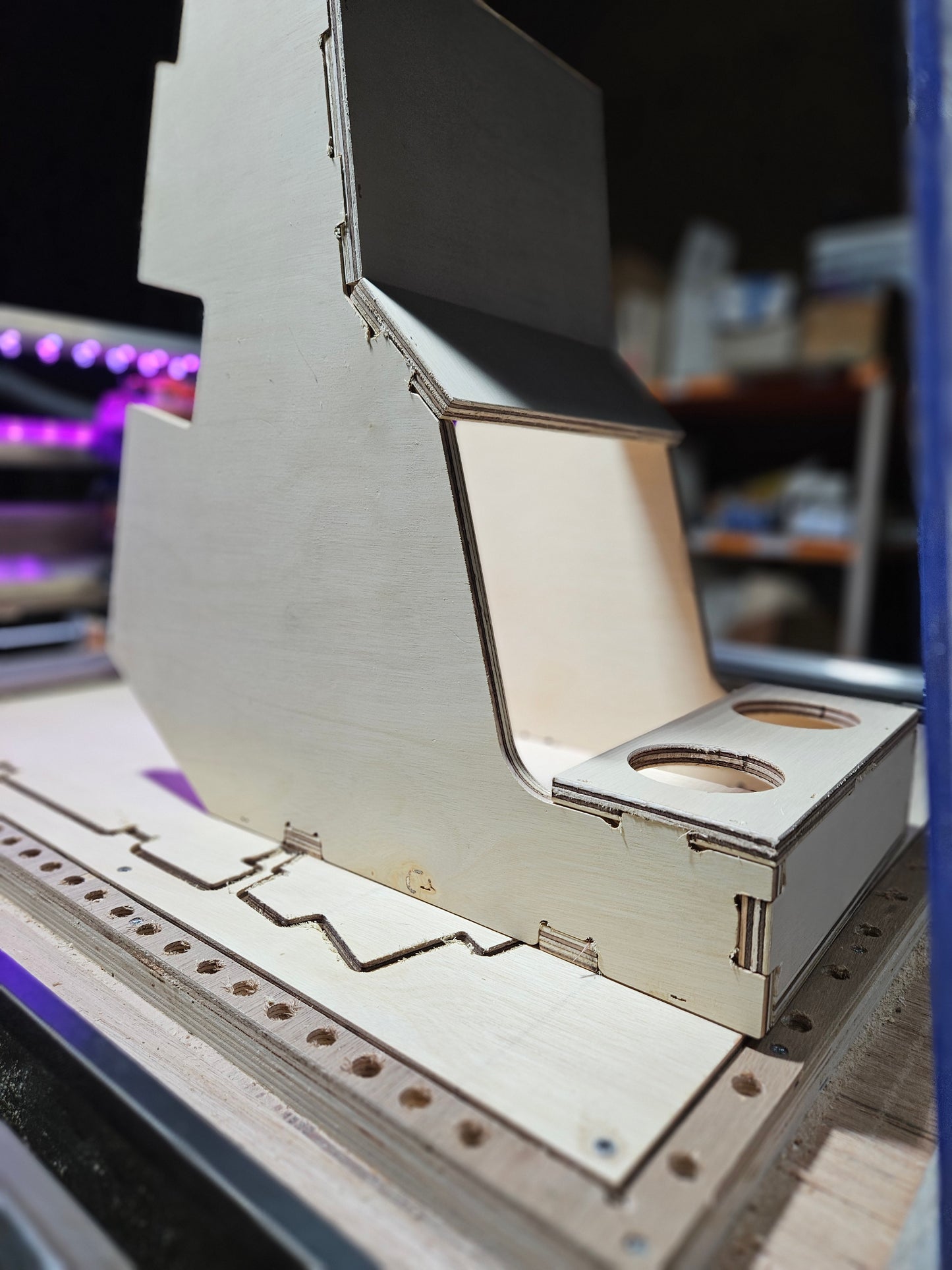 Console centrale en bois – Renault 4L