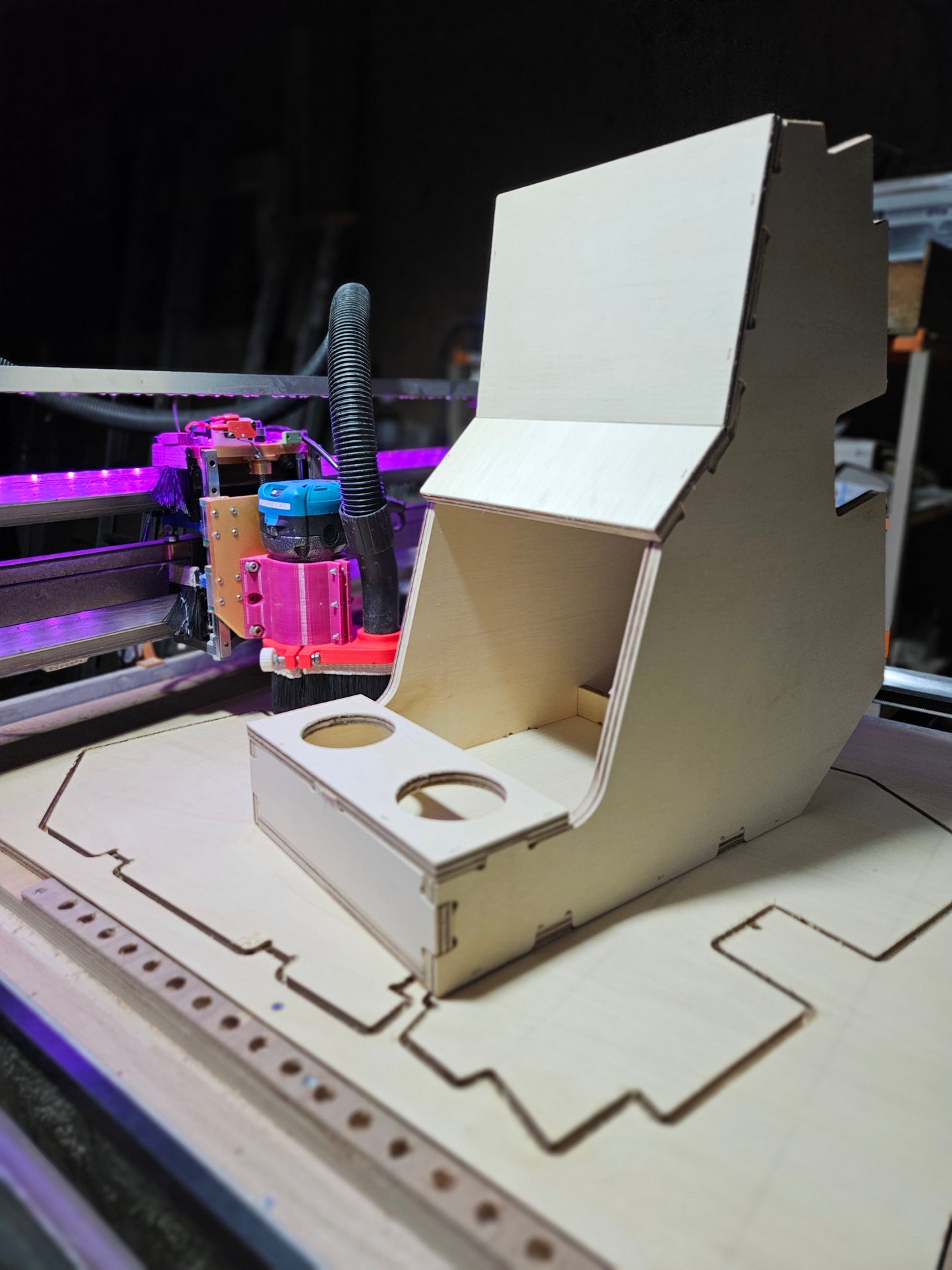 Console centrale en bois – Renault 4L